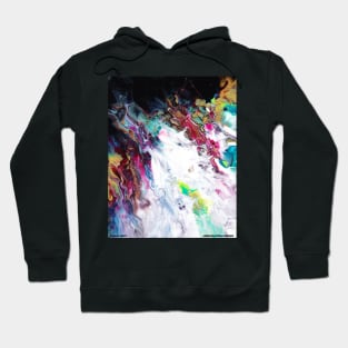 Colorful Abstract Oil Painting Artist Novelty Gift Hoodie